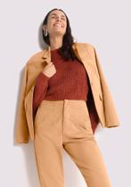 Blazer Sarja Alfaiataria com Elastano Lunender 20868 Blazer Sarja Alfaiataria com Elastano Lunender 20868