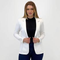 Blazer Simô Aberto Manga Longa Básico Feminino