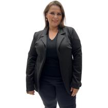 Blazer Simô Manga Longa Plus Size Feminino