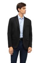 Blazer Slim Hangar 33 Em Malha Preto Blazer Slim Hangar 33 Em Malha Preto