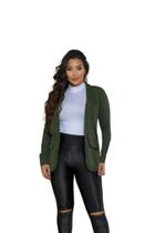 Blazer Social em Alfaiataria com Bolso Falso Lateral