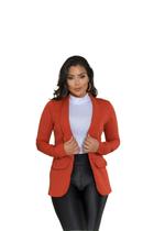 Blazer Social em Alfaiataria com Bolso Falso Lateral