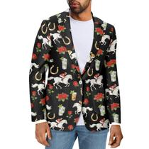 Blazer Suhoaziia Derby Horse Roses para homem