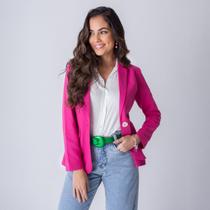 Blazer susie com linho feminino