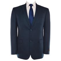 Blazer Teemlanny Classic Fit Notch Lapel, 2 botões, azul, masculino Blazer Teemlanny Classic Fit Notch Lapel, 2 botões, azul, masculino
