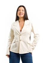 Blazer Terno Social Alfaiataria Estruturado Sem Elastano