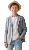 Blazer Tiefony, paletó leve para meninos, cinza claro, 14 Blazer Tiefony, paletó leve para meninos, cinza claro, 14
