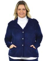 Blazer Veludo Passarela Plus Size Fenomenal Blazer Veludo Passarela Plus Size Fenomenal