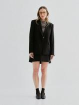 Blazer Via Lessa Marselha Alfaiataria Alongado Preto