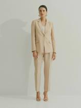 Blazer Via Lessa Paris Alfaiataria Alongado Natural