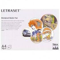 Bleedproof Marker Letraset Bloco A4 Bleedproof Marker Letraset Bloco A4