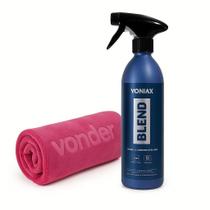BLEND CERA EM SPRAY COM CARNAUBA VONIX com PANO DE MICROFIBRA SUPER MACIO VONDER