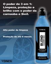 Blend Cleaner Wax 500ml Produto 3 em 1 que Oferece Limpeza, Proteção e Brilho, Adequado Para a Pintura de Veículos