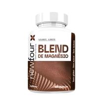 Blend de Magnésio 500mg 60 cápsulas New Four Sem sabor Sabor:Sem sabor