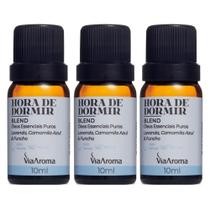 Blend de Óleo Essenciais Hora de Dormir 10ml - 3 unidades - Via Aroma