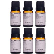 Blend de Óleo Essenciais Relaxante 10ml - 6 unidades - Via Aroma