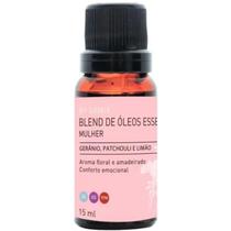 Blend De Óleos Essenciais Mulher 15ml By Samia - 100% Puro Original Blend De Óleos Essenciais Mulher 15ml By Samia - 100% Puro Original