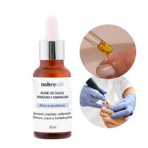 Blend de Óleos Essenciais para Unhas Analgesia Alívio da Dor Emoliente Nobrevie 15ml