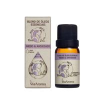 Blend de Óleos Essenciais Pets Medo e Ansiedade Via Aroma - 10ml