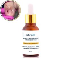 Blend Extratos Vegetais e Óleos Essenciais Reparação e Renovação Cicatrizante Antiinflamatório Fungicida Calmante Nobrevié 15ml Podologia Pés
