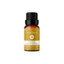 Blend Puro de Óleos Essenciais Foco Concentração Mistura Natural Para Melhorar o Foco e Eliminar Distrações I Essencial Para Estudos e Trabalho