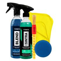 Blend + Sintra (500ml) + Microfibra + Pincel + Aplicador Blend + Sintra (500ml) + Microfibra + Pincel + Aplicador