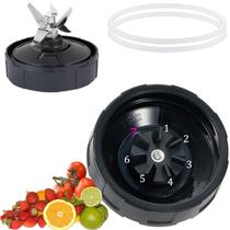 Blender Blade Replacement, 7 aletas, macho, compatível com 10 cm, Ninja