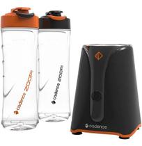 Blender Cadence Zoop Contrast 2 Jarras 127v Preto E Laranja