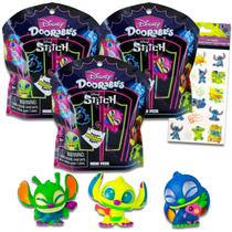 Blind Bags Bundle Stitch Doorables, minibonecos com adesivos