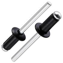 Blind Pro Rivets Wensilon 350 unidades de alumínio preto com mandril de aço Blind Pro Rivets Wensilon 350 unidades de alumínio preto com mandril de aço