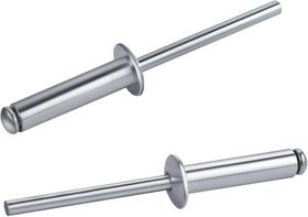 Blind Rivets YaayII 250 unidades de 4 mm x 20 mm de alumínio com mandril de aço Blind Rivets YaayII 250 unidades de 4 mm x 20 mm de alumínio com mandril de aço