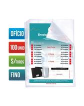 Blister 100 Envelopes Finos Sem Furos DAC Saco Plástico Fino