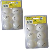 Blister 12 Bolinhas De Tênis De Mesa 40mm Klopf Cód 5075-12