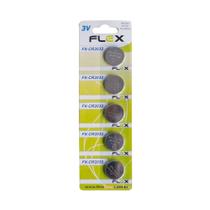 Blister 5 Unid. Bateria FX-CR2032 Lithium 3v Tipo Botão Flex - CR2032