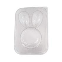 Blister Bandeja 2 Ovos 50g e 1 Bolinho - Cristal - 5 unidades - Rizzo