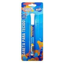 Blister Caneta Marcador Permanente Para Tecido Branca Brw