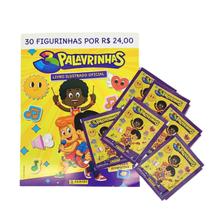 Blister Com 1 Cartela + 6 Envelopes de Figurinhas - 3 Palavrinhas - Panini