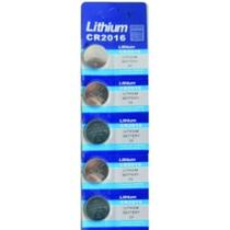 Blister com 5 Bateria alcalina 3V - CR2016 - 3277