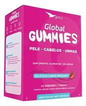 Blister Gummies Cabelos, Pele E Unhas- Global- 42 Gomas