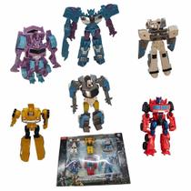 Blister Kit 6 Mini Transformers Optimus Prime Bumblebee 75Mm - Ay Toys