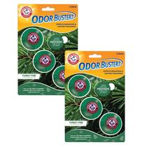 Blister Odor BusterZ A&H Forest Pine Scent, pacote com 6 unidades Blister Odor BusterZ A&H Forest Pine Scent, pacote com 6 unidades