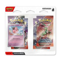 Blister Pokemon Coleção Forças Temporais Cartas Copag EV05
