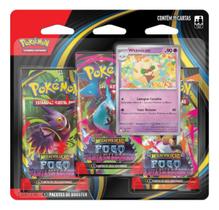 Blister Pokémon ME02 Triplo Fogo Fantasmagórico 3 Boosters Blister Pokémon ME02 Triplo Fogo Fantasmagórico 3 Boosters