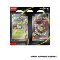 Blister Quadrúplo Pokémon Chikorita ME03 Equilíbrio Perfeito Blister Quadrúplo Pokémon Chikorita ME03 Equilíbrio Perfeito
