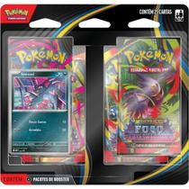 Blister quadruplo pokémon me02 fogo fantasmagorico sneasel copag 25 cartas Blister quadruplo pokémon me02 fogo fantasmagorico sneasel copag 25 cartas