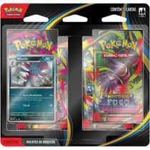 Blister quadruplo pokémon me02 fogo fantasmagorico weavile copag 25 cartas Blister quadruplo pokémon me02 fogo fantasmagorico weavile copag 25 cartas