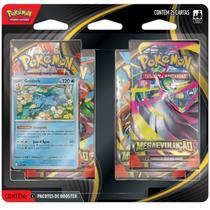Blister Quádruplo Pokémon TCG Megaevolução Golduck COPAG Blister Quádruplo Pokémon TCG Megaevolução Golduck COPAG