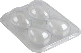 Blister Transparente para 4 Mini Ovos de Páscoa de 50g - 10 Unidades