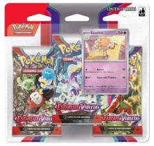 Blister Triplo Booster Pokemon 3 Pacotinhos Origianl Copag