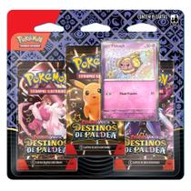 Blister Triplo Cartas Pokemon Escarlate e Violeta Destinos De Paldea Fidough